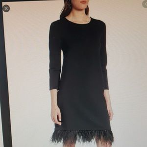 Halogen Ponte Feature Trim Shift Dress Sz XS